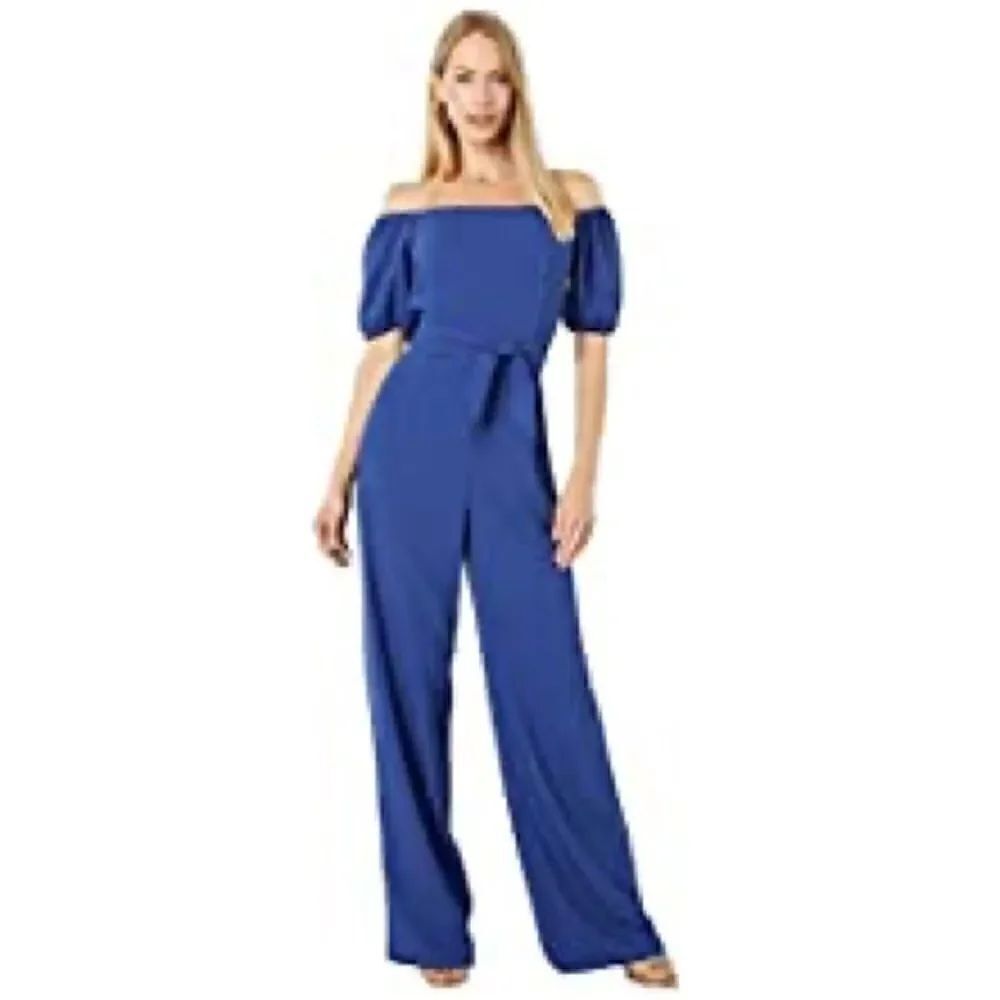 Lilly Pulitzer Jada blue Jumpsuit Size 0